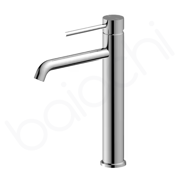 Baiachi Moreton Slimline Highrise Basin Mixer Stainless Steel
