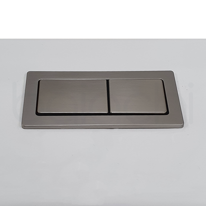 Baiachi Toilet Suite Cistern Lid Blushing Buttons Brushed Nickel