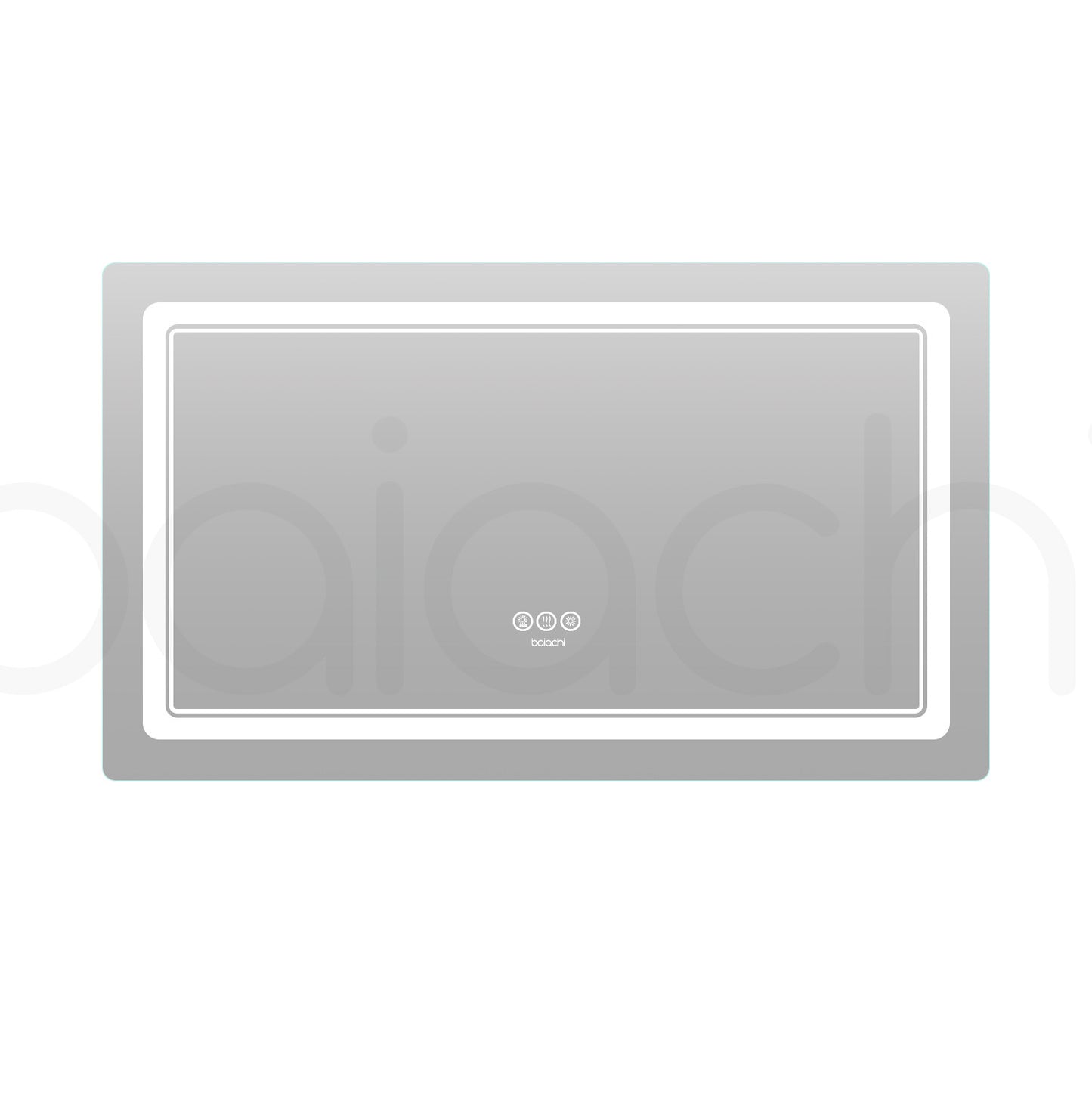 Baiachi LED Square 1200x700mm RGB Anti-Fog Mirror