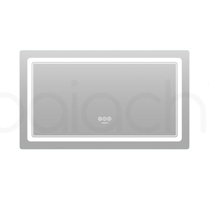 Baiachi LED Square 1200x700mm RGB Anti-Fog Mirror