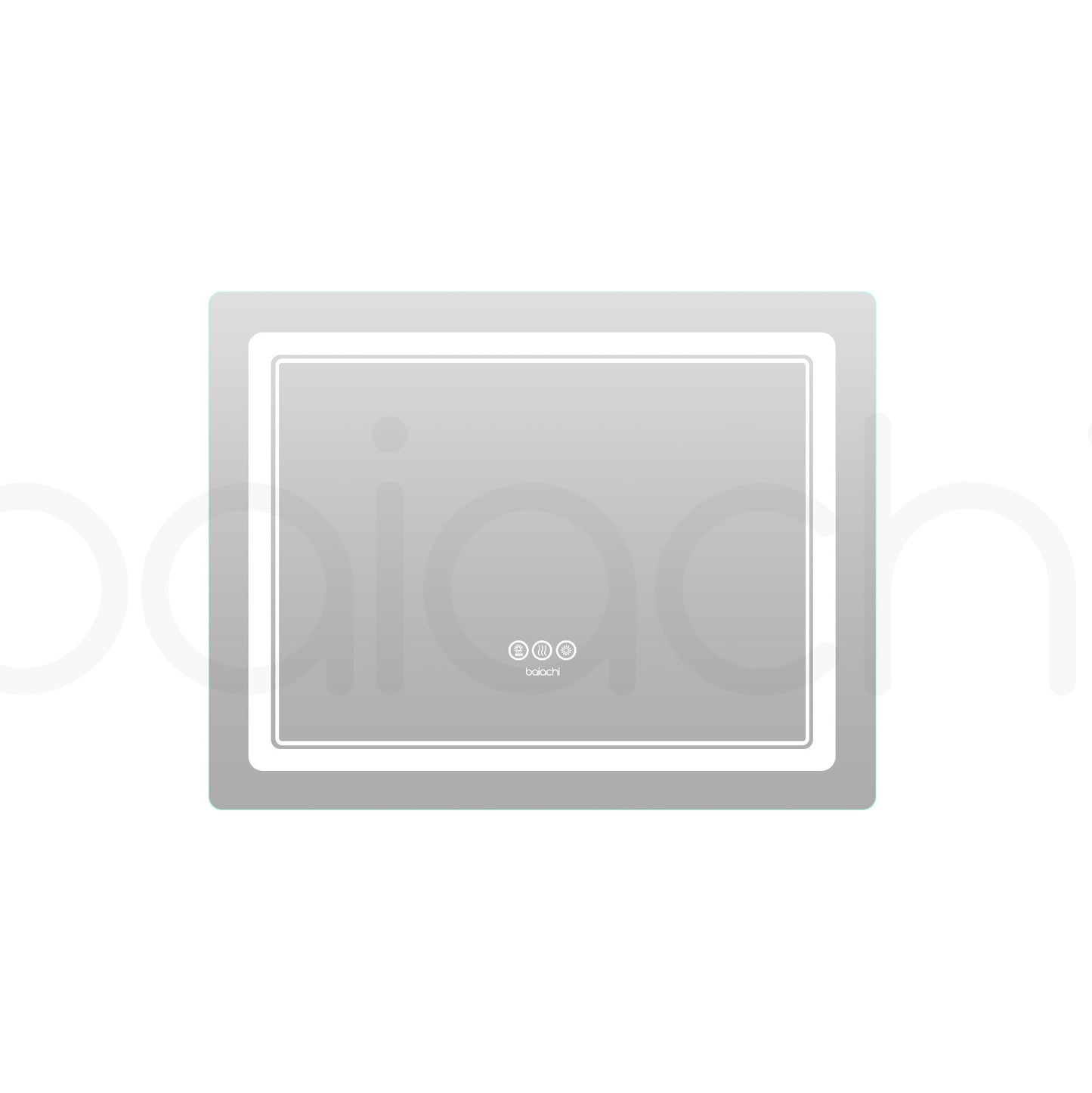 Baiachi LED Square 900x700mm RGB Anti-Fog Mirror