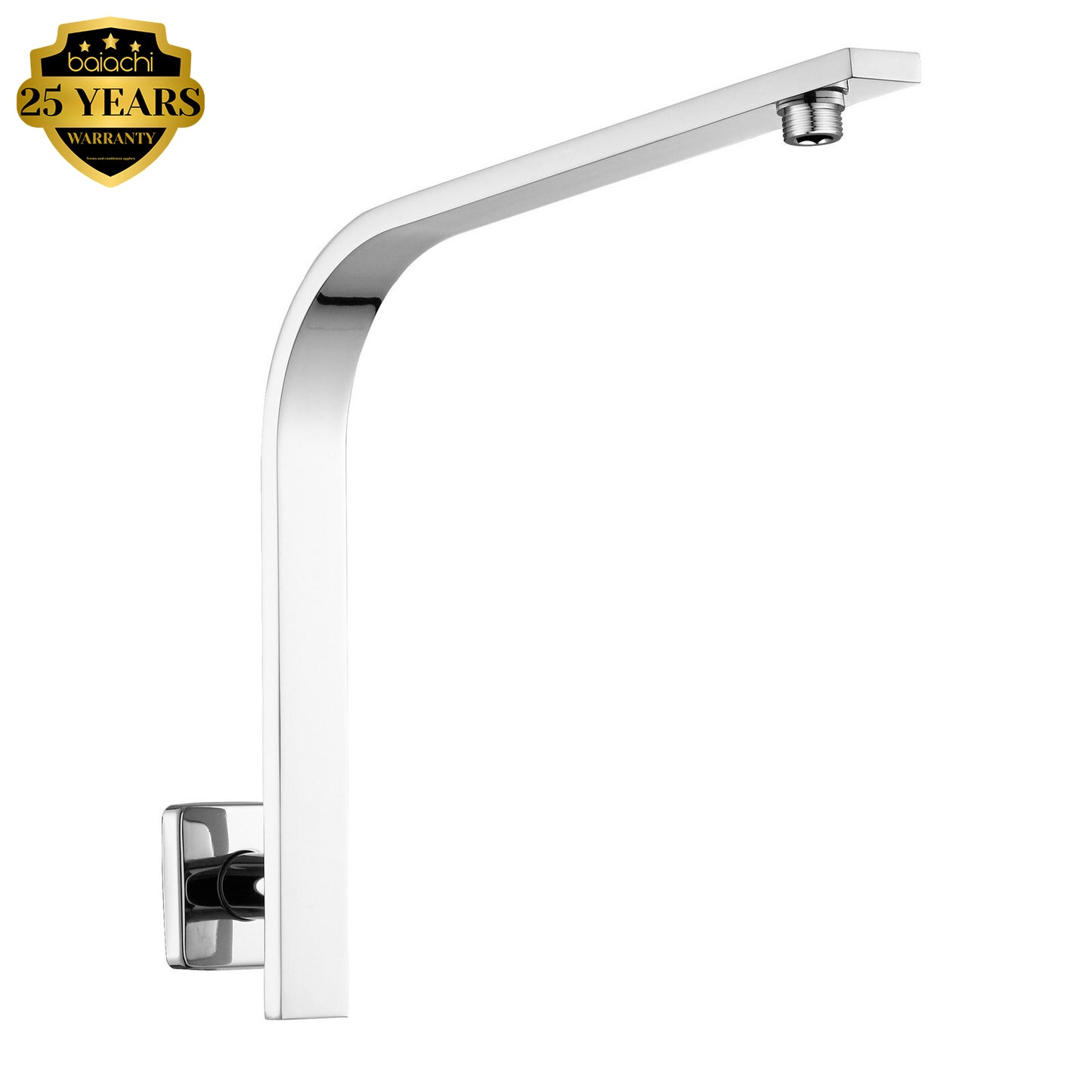 Mackenzie Square High Rise Wall Shower Arm Chrome