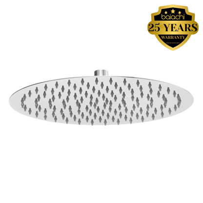 Moreton Round Stainless Steel Shower Head 300mm Chrome