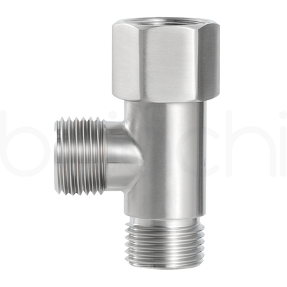 Baiachi 3 way T connector Stainless Steel 1/2"Fx1/2"Mx2