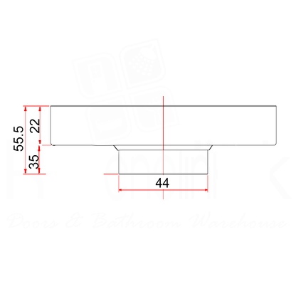 Baiachi 100 x 100mm Square Tile Insert Floor Waste 45mm outlet Chrome