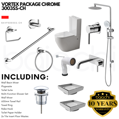 VORTEX PACKAGE CHROME 3003SS-CH