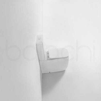 Baiachi Robina MK2 Rimless Bathroom Toilet Suite Ceramic Back To Wall Soft Close