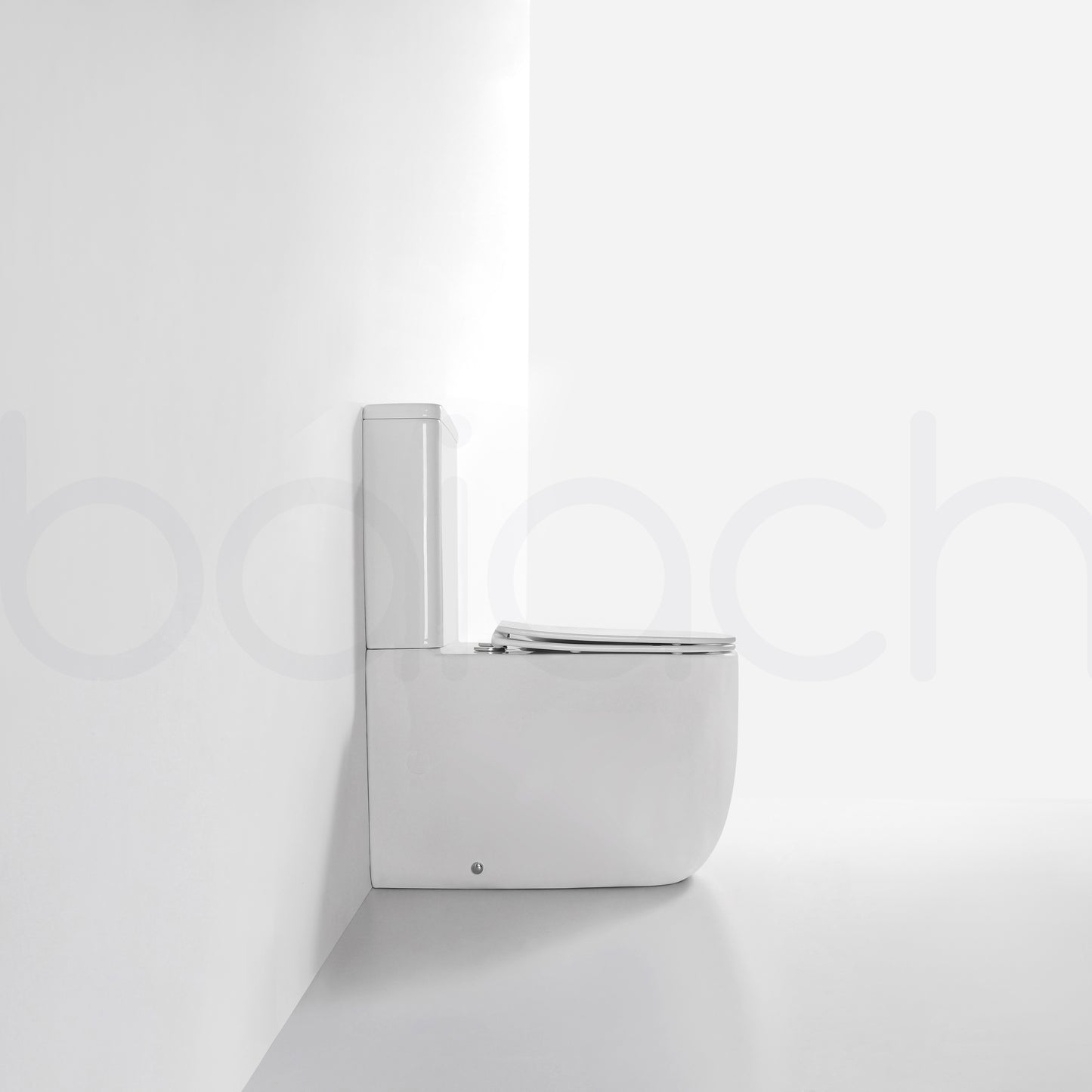 Baiachi Robina MK2 Rimless Bathroom Toilet Suite Ceramic Back To Wall Soft Close