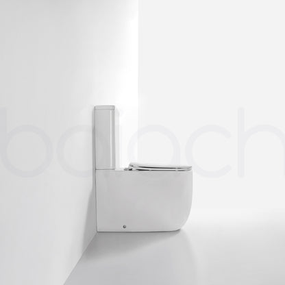 Baiachi Robina MK2 Rimless Bathroom Toilet Suite Ceramic Back To Wall Soft Close