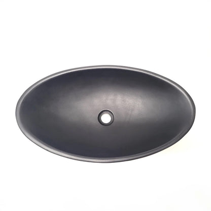 Spring Hill Designs Serica Teardrop Above Counter Concrete Basin Ebony