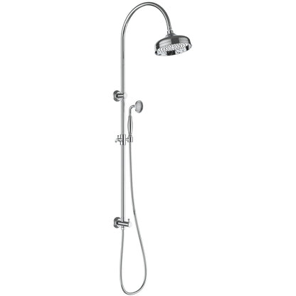 Ikon Clasico Round Multi Function Shower Combo Chrome