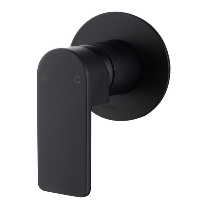 Ikon Flores Wall Mixer Matte Black