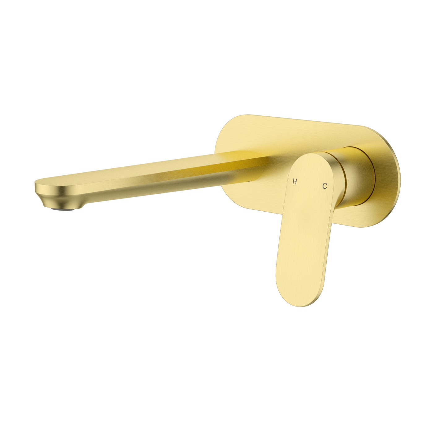 Sulu II Wall Basin Mixer Brushed Gold