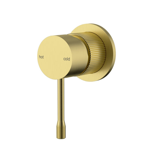 Ikon Linie Wall Mixer Brushed Gold