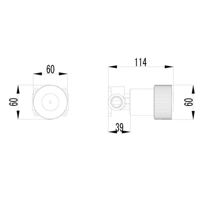 Ikon Soko Progressive Wall Mixer Brushed Nickel