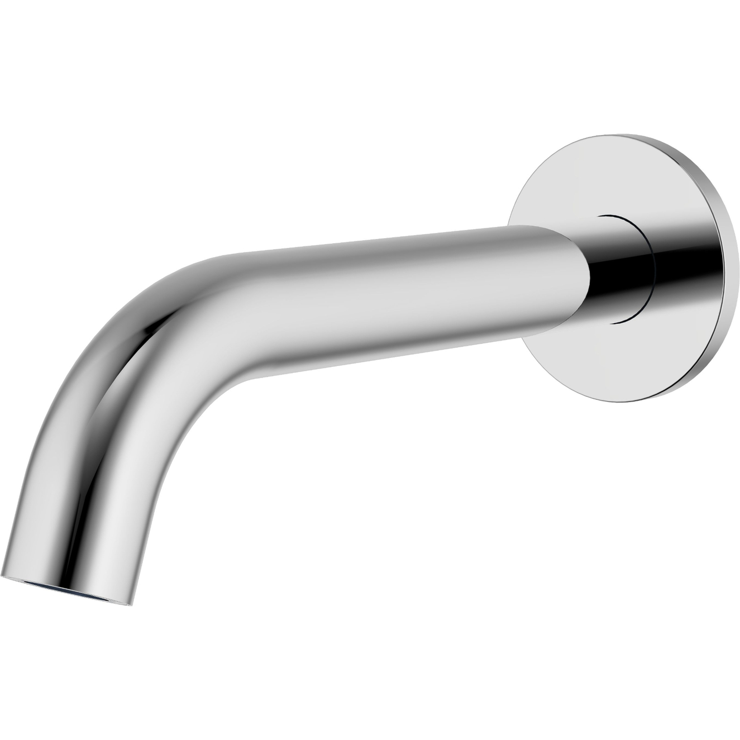 Ikon Soko Round Wall Spout Chrome
