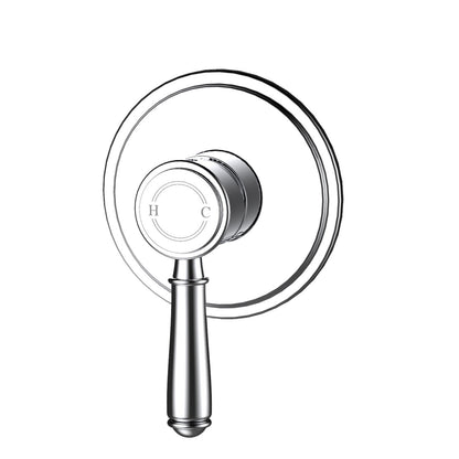 Ikon Clasico Wall Mixer Chrome