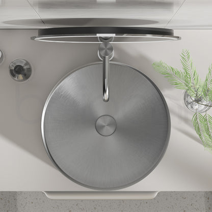 Baiachi 380mm Stainless Steel Above Counter Top Basin