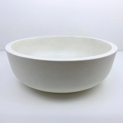 Spring Hill Designs Elios Circular Above Counter Concrete Basin Ivory