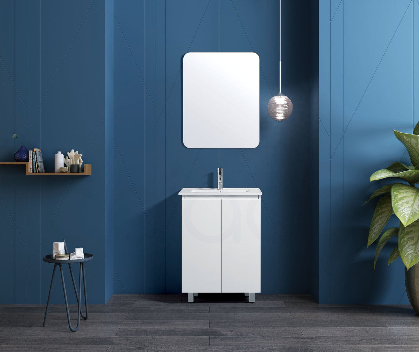 Lucena 600mm Slim PVC Water Proof Bathroom Vanity Cabinet