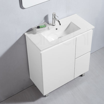 Lucena 750mm Slim Right Drawer PVC Water Proof Bathroom Vanity Cabinet