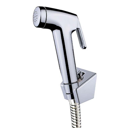 Hand Held Toilet Wash Jet Spray Douche Trigger Bidet Shattaf Chrome Pca010