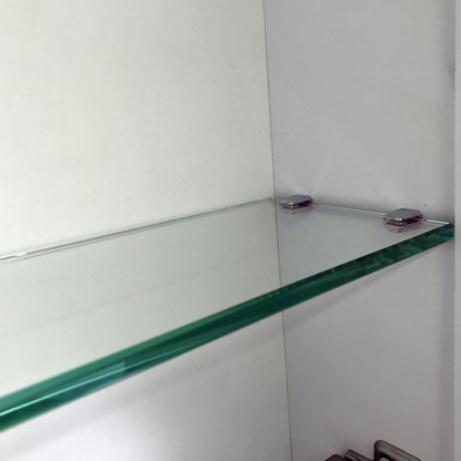 900mmx720mm Bathroom Vanity Mirror Cabinet Shaving Storage 8mm Glass Shelf Pemc