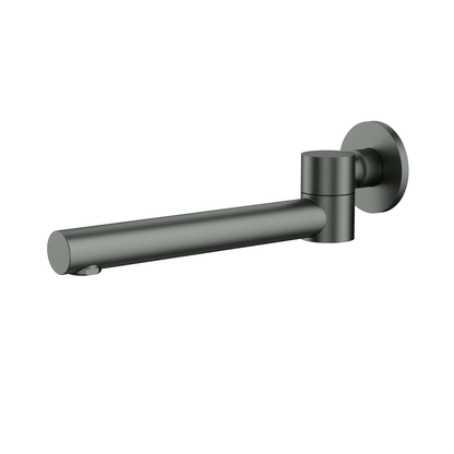 Otus Round Swivel Bath Spout Gun Metal