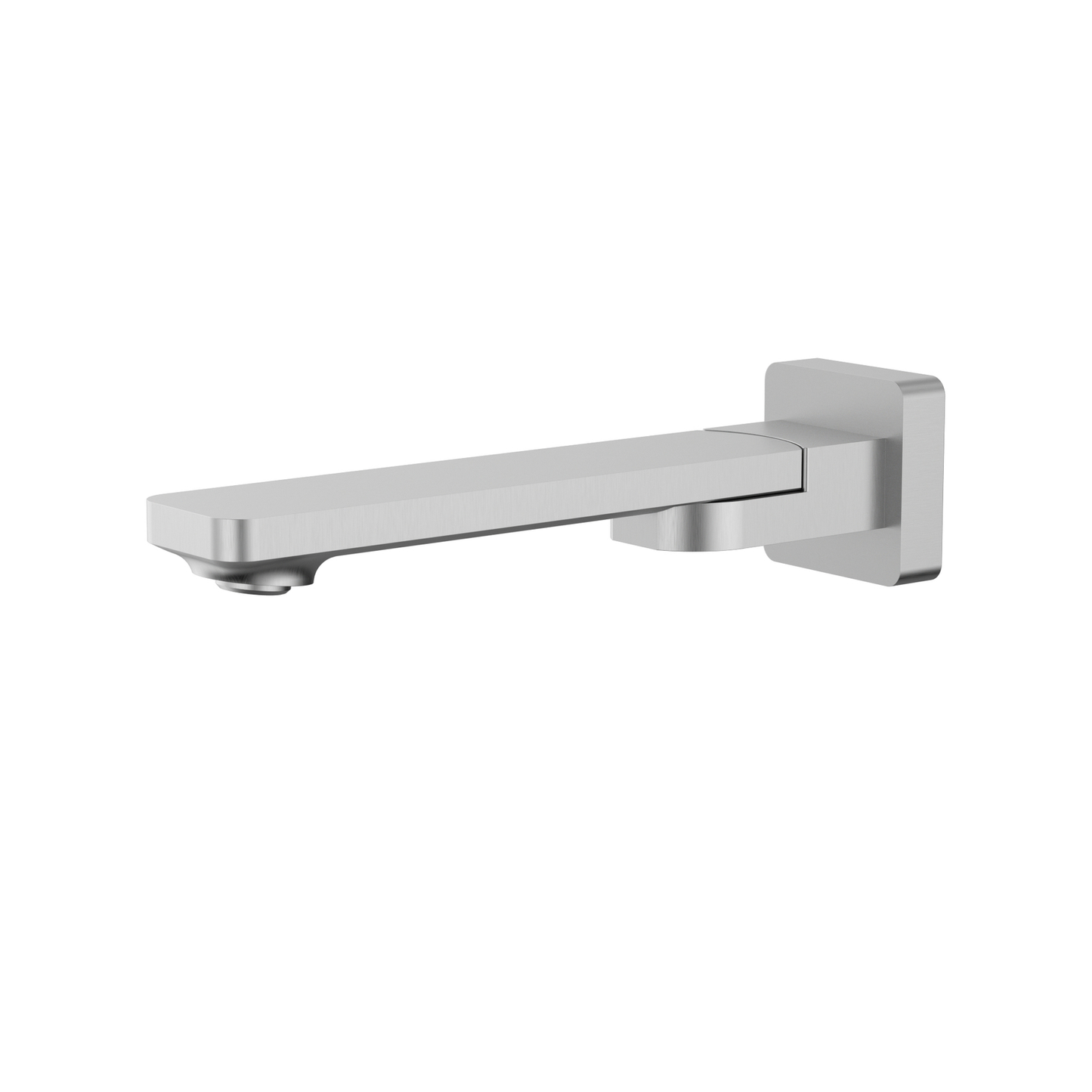 Ruki 220mm Swivel Bath Spout Brushed Nickel