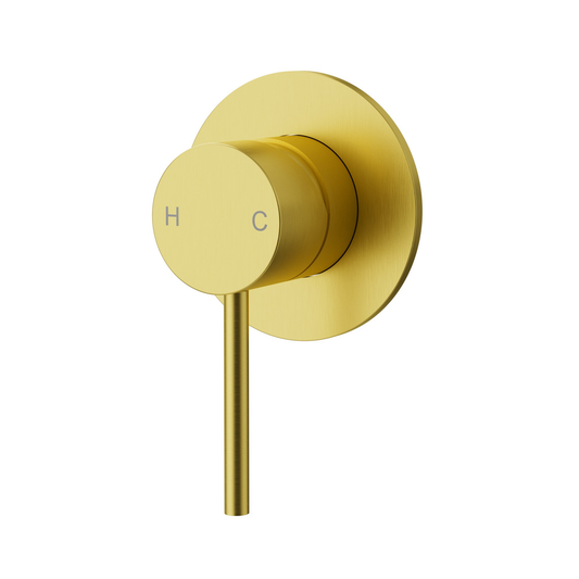 Otus Slimline SS Wall Mixer Brushed Gold