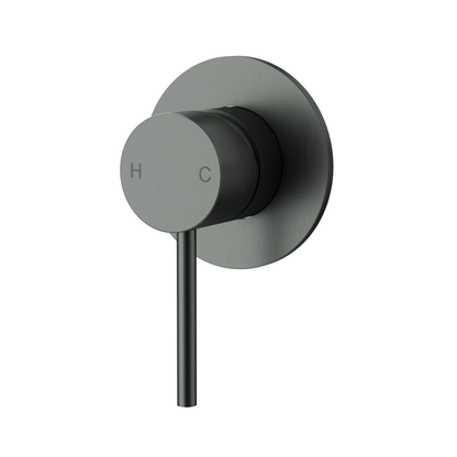 Otus Slimline SS Wall Mixer Gun Metal
