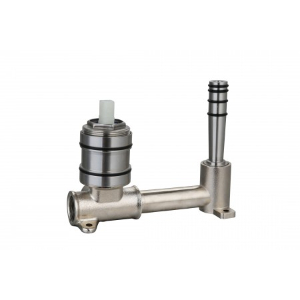 Otus Slimline SS Wall Basin Mixer Brushed Nickel