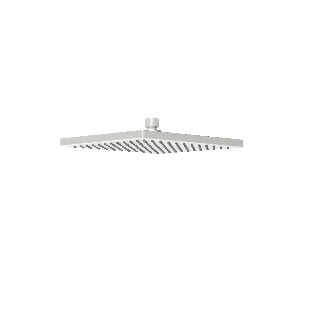 Rosa Square Shower Head 250mm Brushed Nickel