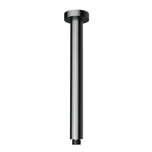 Round Ceiling Shower Arm 300mm Gun Metal