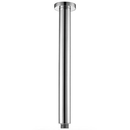 Ikon Celing Round Vertical Shower Arm 470mm Chrome