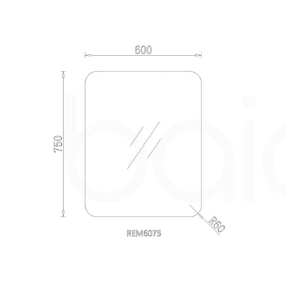 POLISH RADIUS EDGE MIRROR