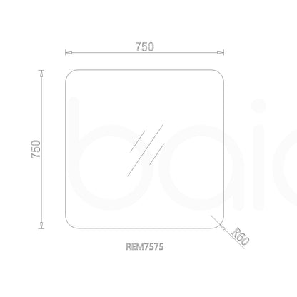 POLISH RADIUS EDGE MIRROR