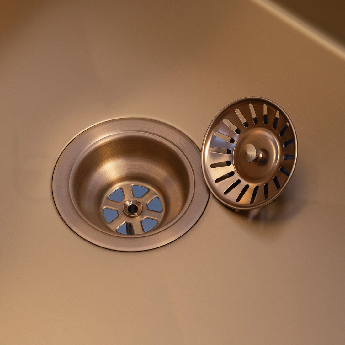 Baiachi 770x450 Handmade Kitchen and Laundry Stainless Steel Sink Double Bowl Top Undermount Brushed Copper