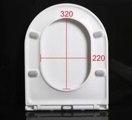 Urea-Formaldehyde (UF) Slim D Shape Toilet Seat