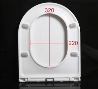 Urea-Formaldehyde (UF) Slim D Shape Toilet Seat