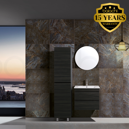 Baiachi vellena 600mm Plywood Empire Oak Wall Hung Bathroom Vanity Cabinet