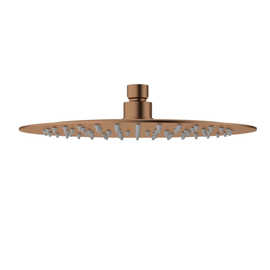 Dove Round Shower Head 250mm Brushed Copper