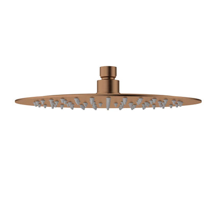Dove Round Shower Head 250mm Brushed Copper