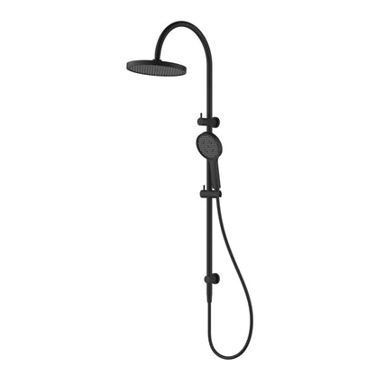 Linie Round Multi-Function Shower Set Matte Black 250mm