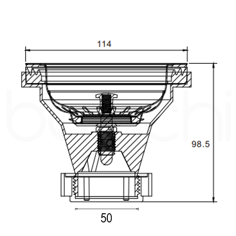 Baiachi Stainless Steel Basket Kitchen Sink Waste 50mm