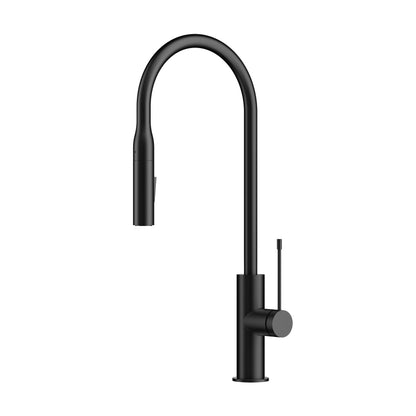 Aziz Pull-Out Kitchen and Laundry Sink Mixer Matte Black