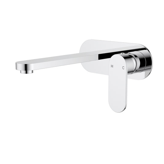 Sora SS Wall Basin Mixer Chrome
