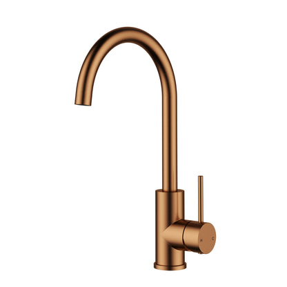 Otus Slimline SS Sink Mixer Brushed Copper